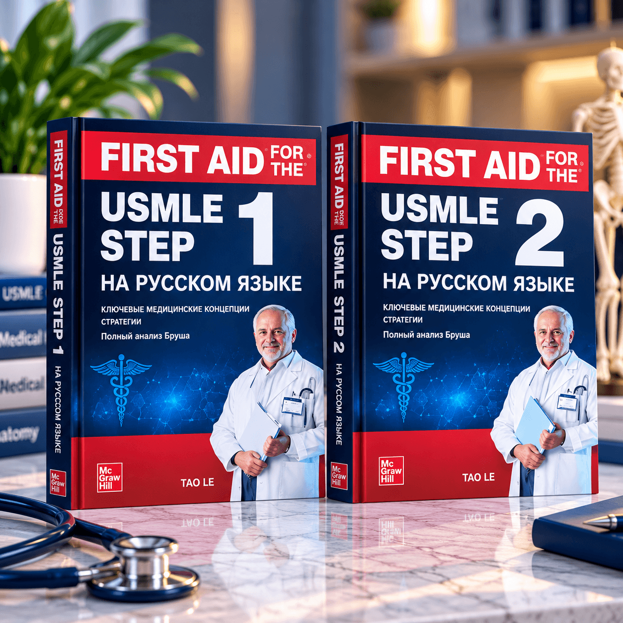 USMLE Step ruscha A4 yumshoq muqova