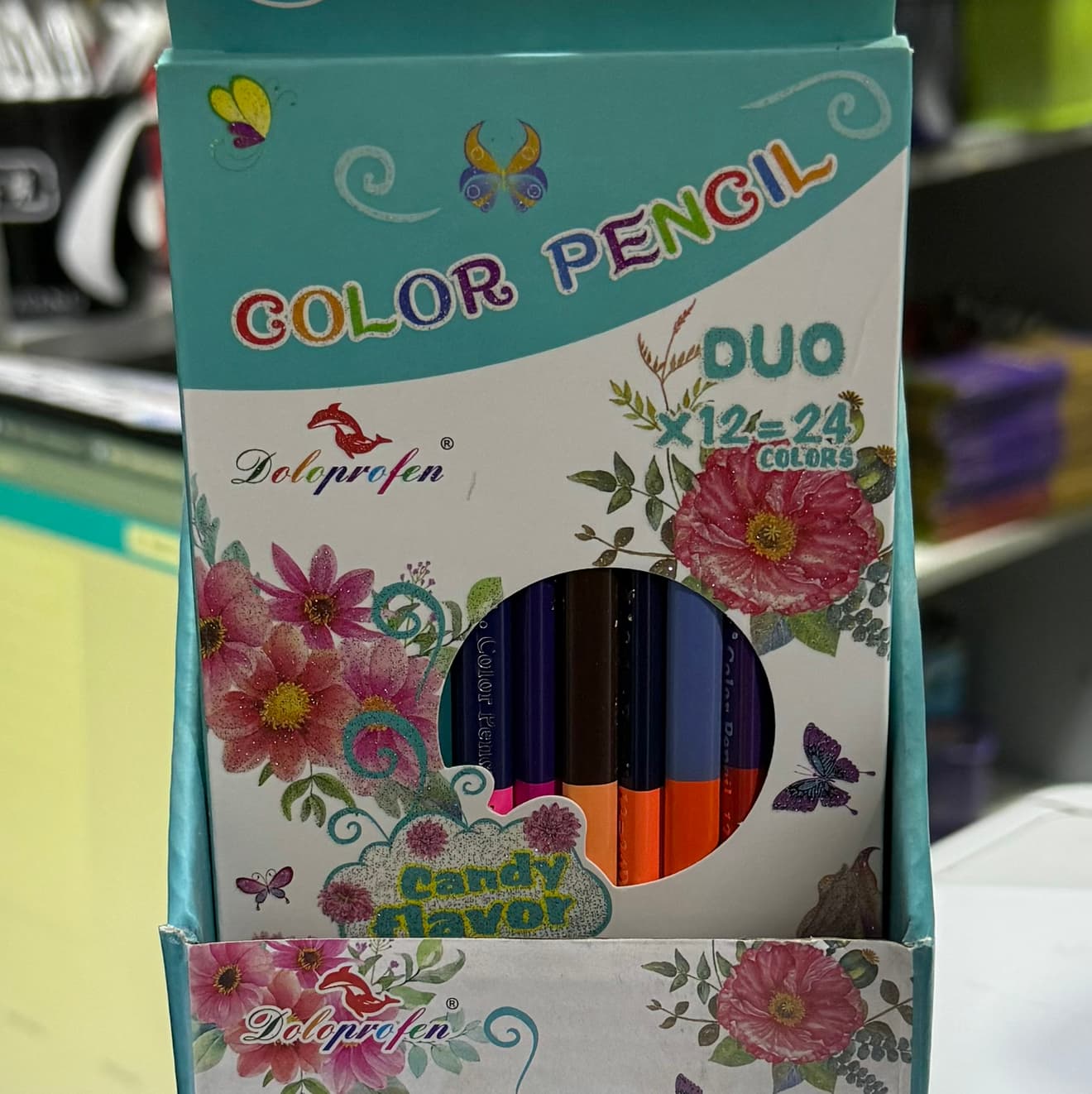 color pengil candy flavor