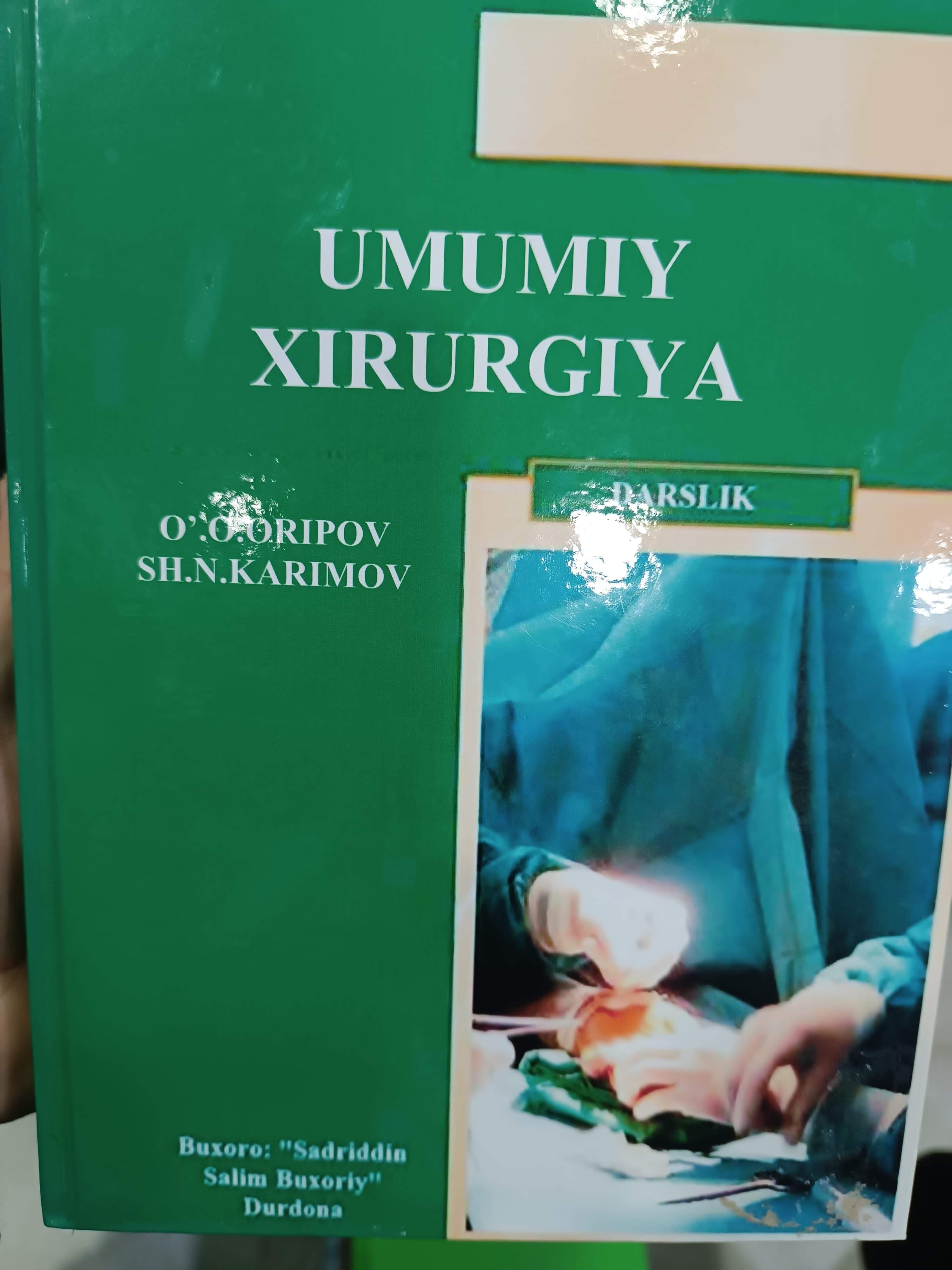 Umumiy xirurgiya Oʻ.O.Oripov