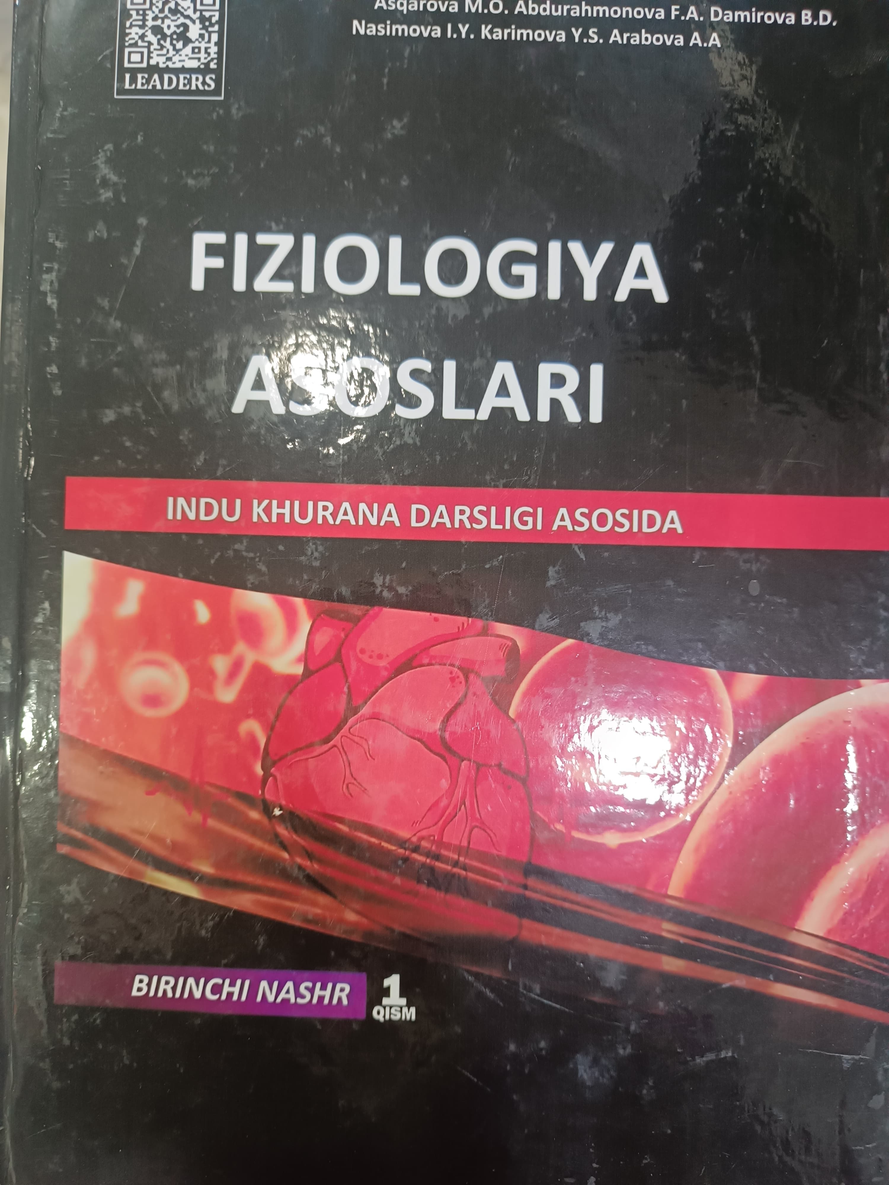 Fizologiya asoslari Asqarov M.O 1qism A4